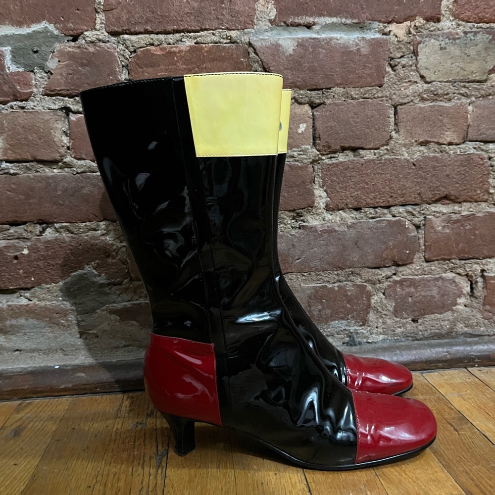 The cutest Nine West shiny boot!!!